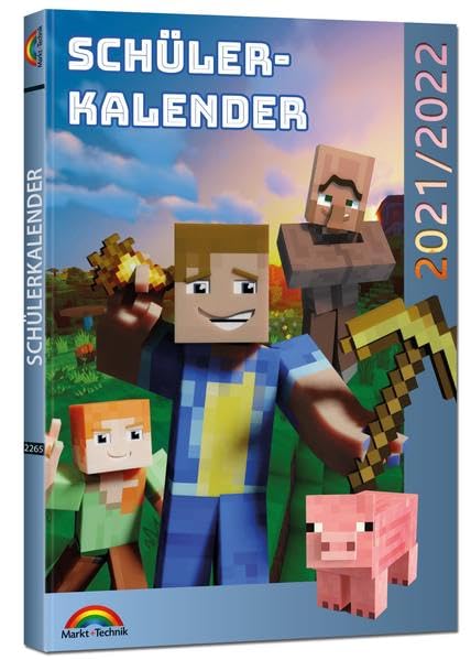 Schülerkalender 2021/2022 mit Minecraft inklusive Tipps, Tricks & Crafting-Rezepten Computer Science