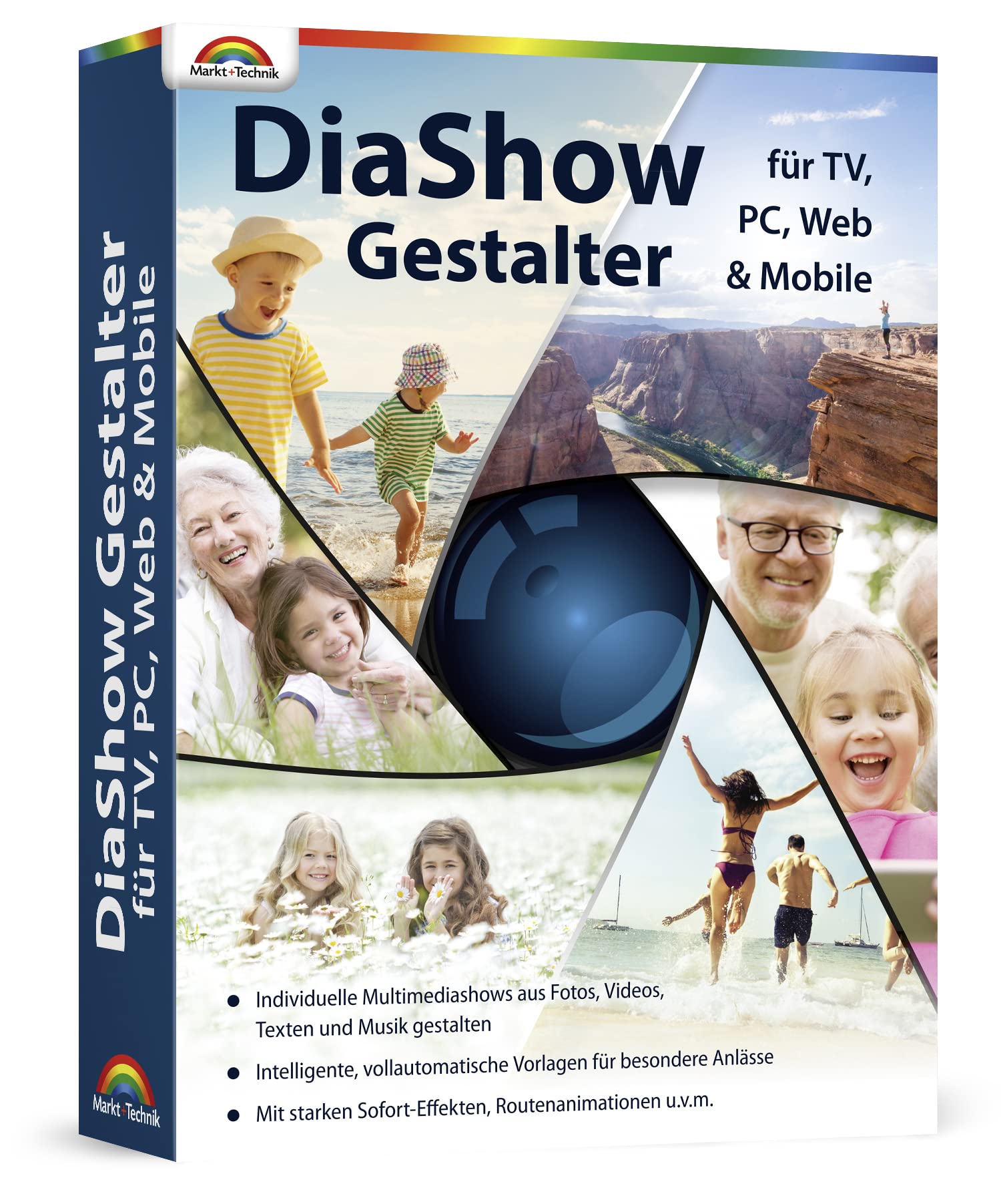 DiaShow Gestalter für TV, PC, Web & Mobile inklusive Bildbearbeitung für Windows 11/10/8.1/8/7/Vista und XP Web & Graphic Design