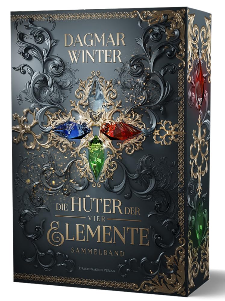 Die Hüter der vier Elemente - Sammelband: Epische Fantasy Saga für Fans magischer Welten | Softcover mit Farbschnitt-Garantie Contemporary literature