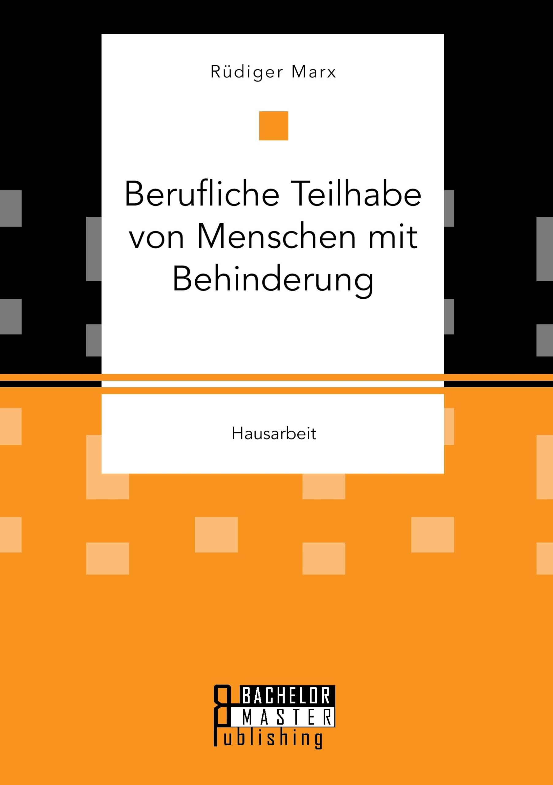Berufliche Teilhabe von Menschen mit Behinderung Law