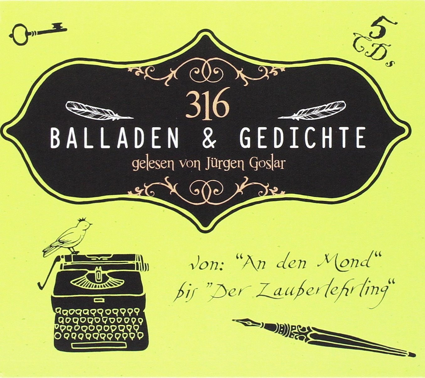 316 Balladen & Gedichte von An Den Mond bis Der Zauberlehrling Music