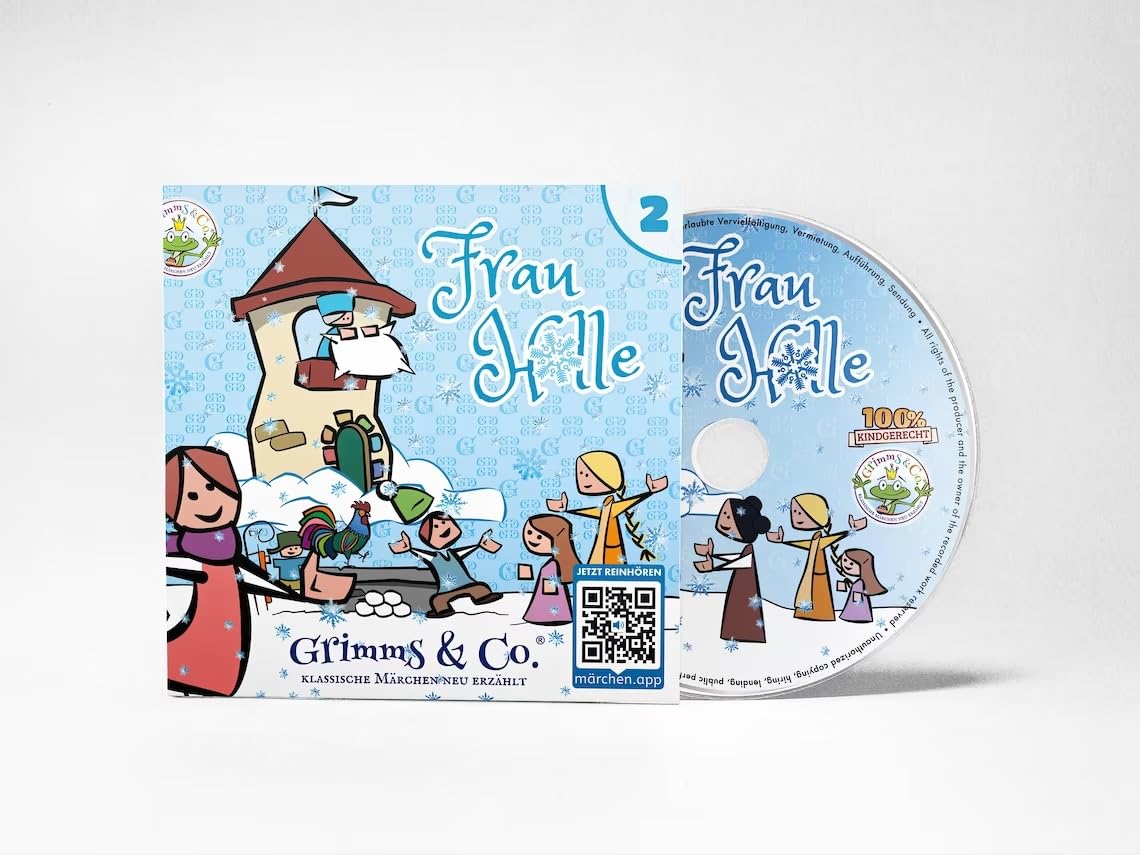 Frau Holle Kindgerechtes Mini-Märchenbuch und Hörbuch - mit Ausmal- und Bastelspaß book