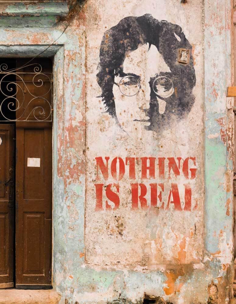 Lennon Streetart - Nothing is real Second-hand books on film, art and culture