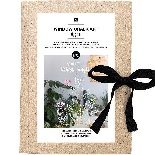 Vorlagenmappe Hygge: Fenster- und Glasmalerei mit Tafelmarkern. Malen, Kreidefarbe, Vorlagen Hobbies & Crafts