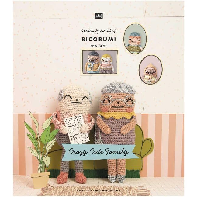 RICORUMI Crazy Cute Family: The lovely world of RICORUMI, 100 % Cotton Hobbies & Crafts