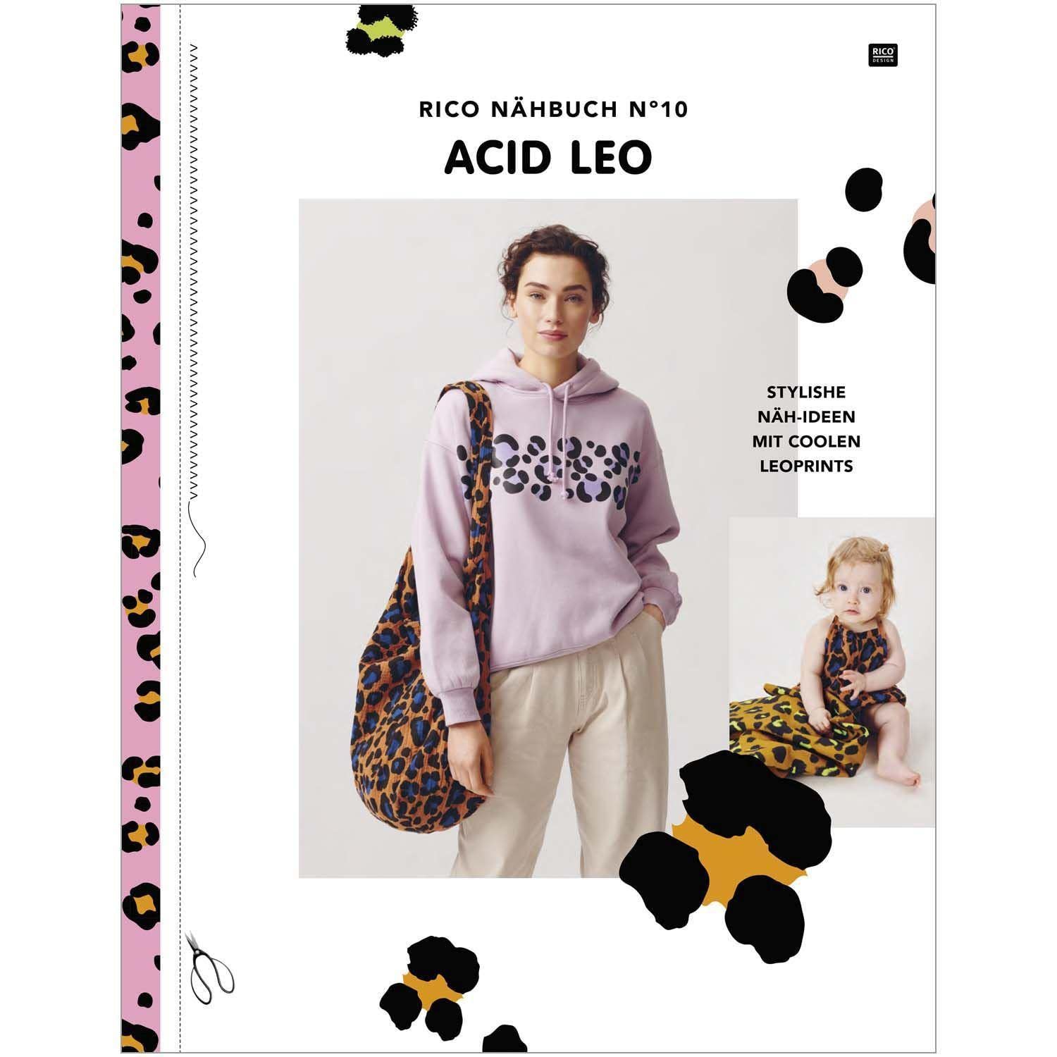 Rico Nähbuch N. 10 Acid Leo: Stylische Näh-Ideen mit coolen Leoprints Books