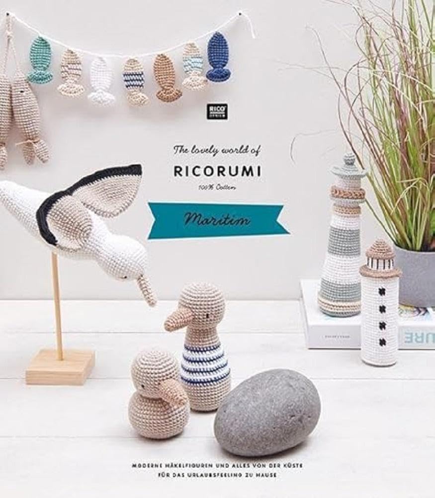 RICORUMI Maritim: The lovely world of RICORUMI - Moderne Häkelfiguren und alles von der Küste für das Urlaubsfeeling zu Hause Hobbies & Crafts