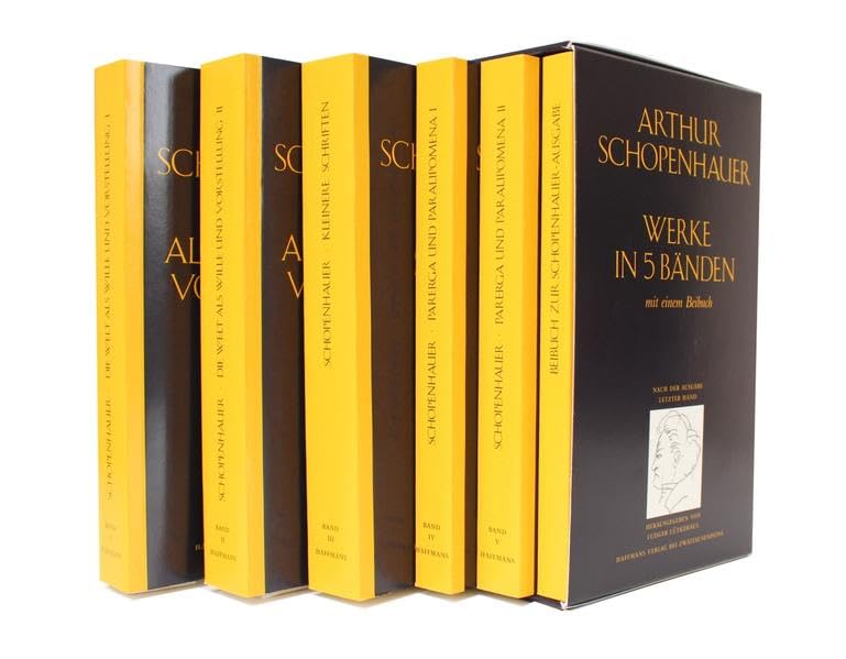 Arthur Schopenhauer: Werke in 5 Bänden mit einem Beibuch (Gerd Haffmans bei Zweitausendeins) Contemporary literature