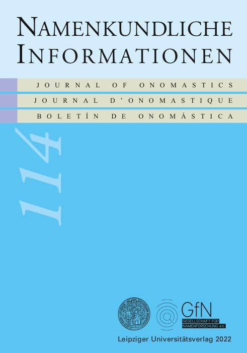 Namenkundliche Informationen 114 Geology & Geography