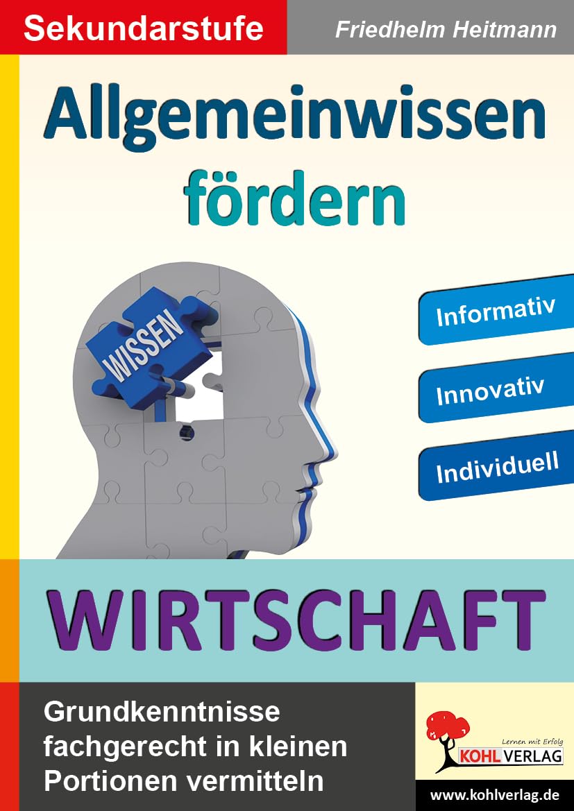 Allgemeinwissen fördern WIRTSCHAFT Business, Finance & Career