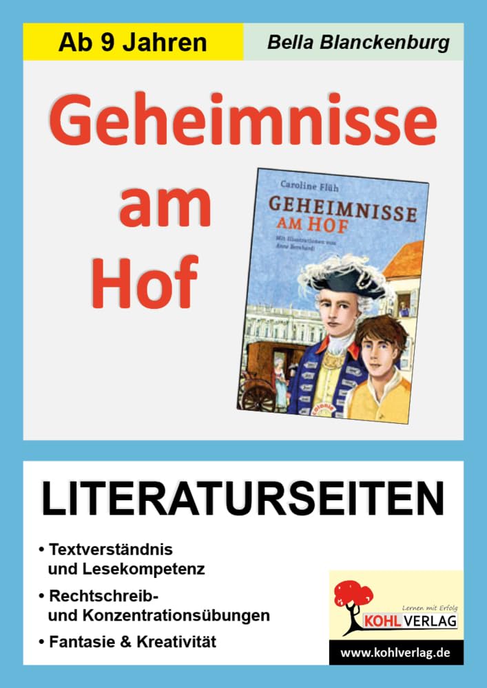 Geheimnisse am Hof - Literaturseiten Study Guides
