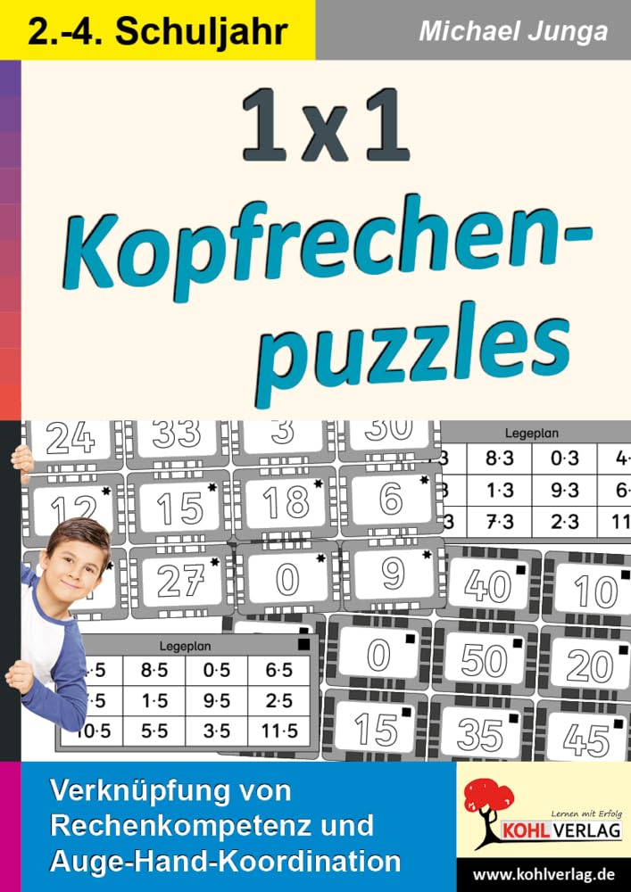 1x1 Kopfrechenpuzzles: Verknüpfung von Textverständnis und Auge-Hand-Koordination Learning & Reference