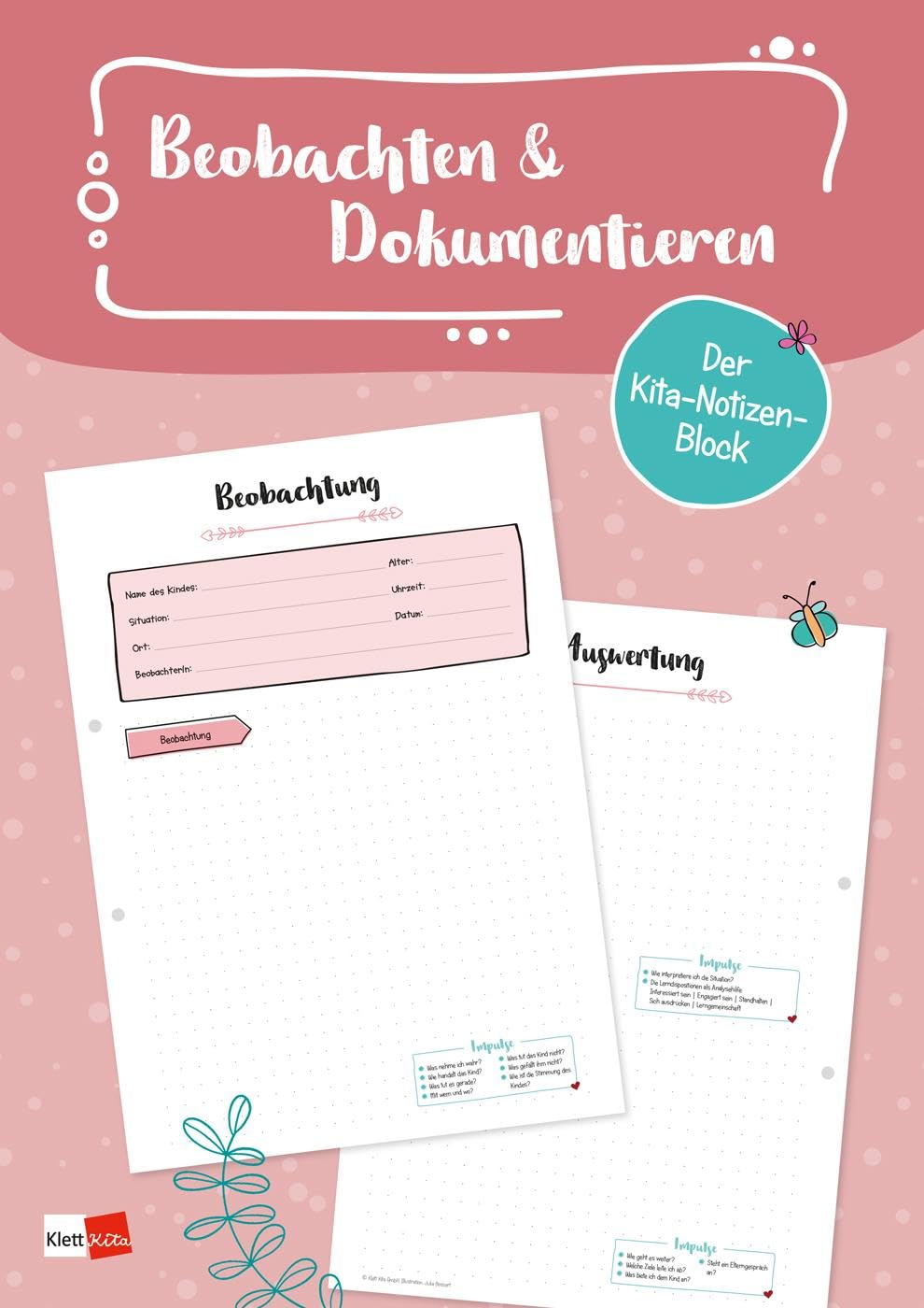Der Kita-Notizen-Block: Beobachten & Dokumentieren Children's books
