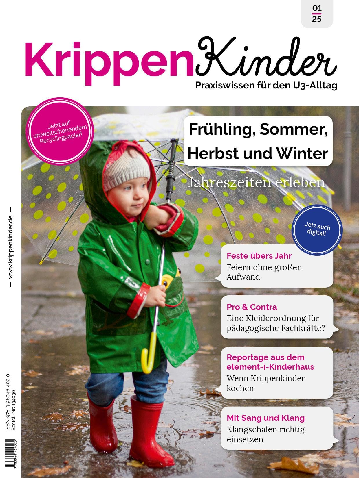 Krippenkinder 1/25: Frühling, Sommer, Herbst und Winter Non-fiction