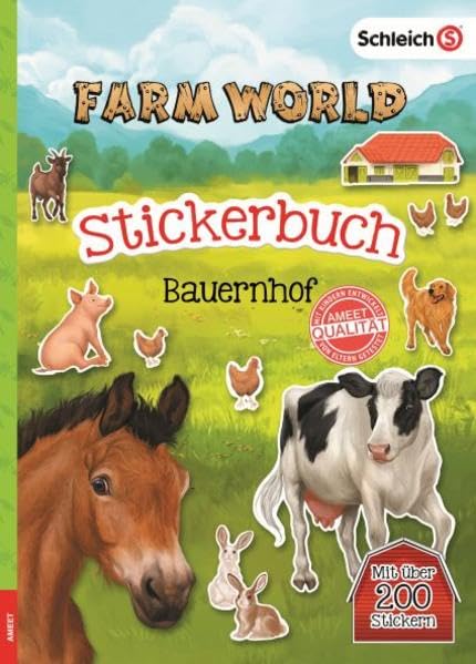schleich® Farm World™ - Stickerbuch Bauernhof: Mit über 400 Stickern Tiptoi & Games