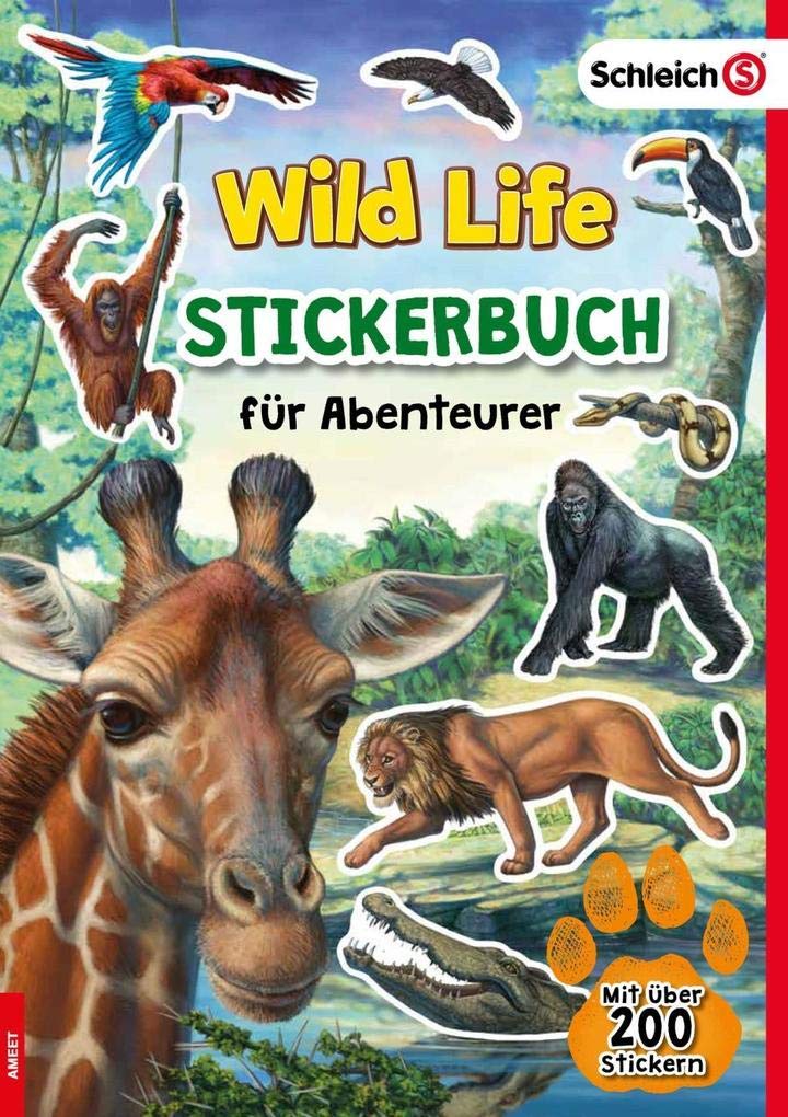 SCHLEICH® Wild Life™ Stickerbuch für Abenteurer: Mit über 200 Sticker Tiptoi & Games