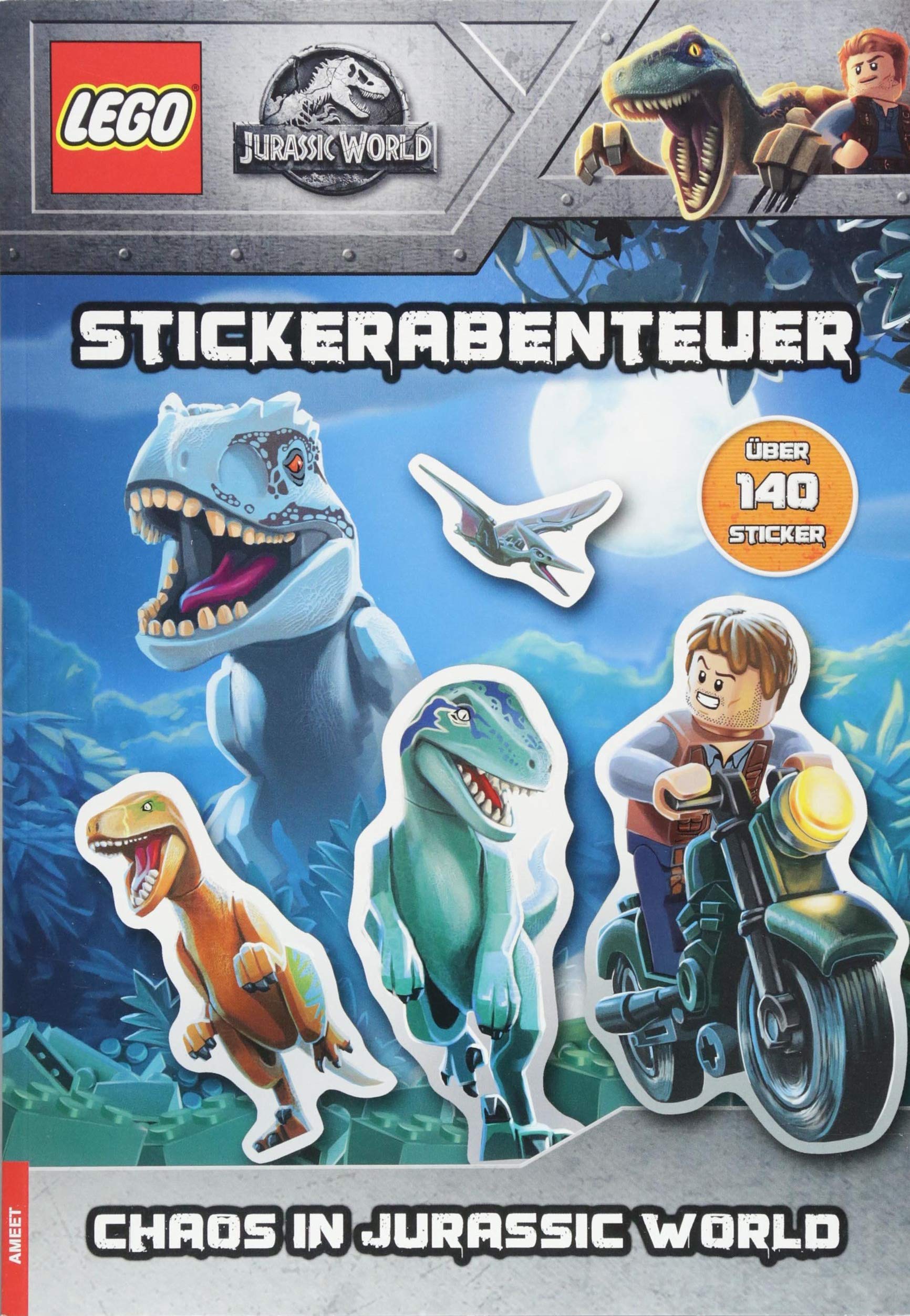 LEGO® Jurassic World - Stickerabenteuer - Chaos in Jurassic World Tiptoi & Games