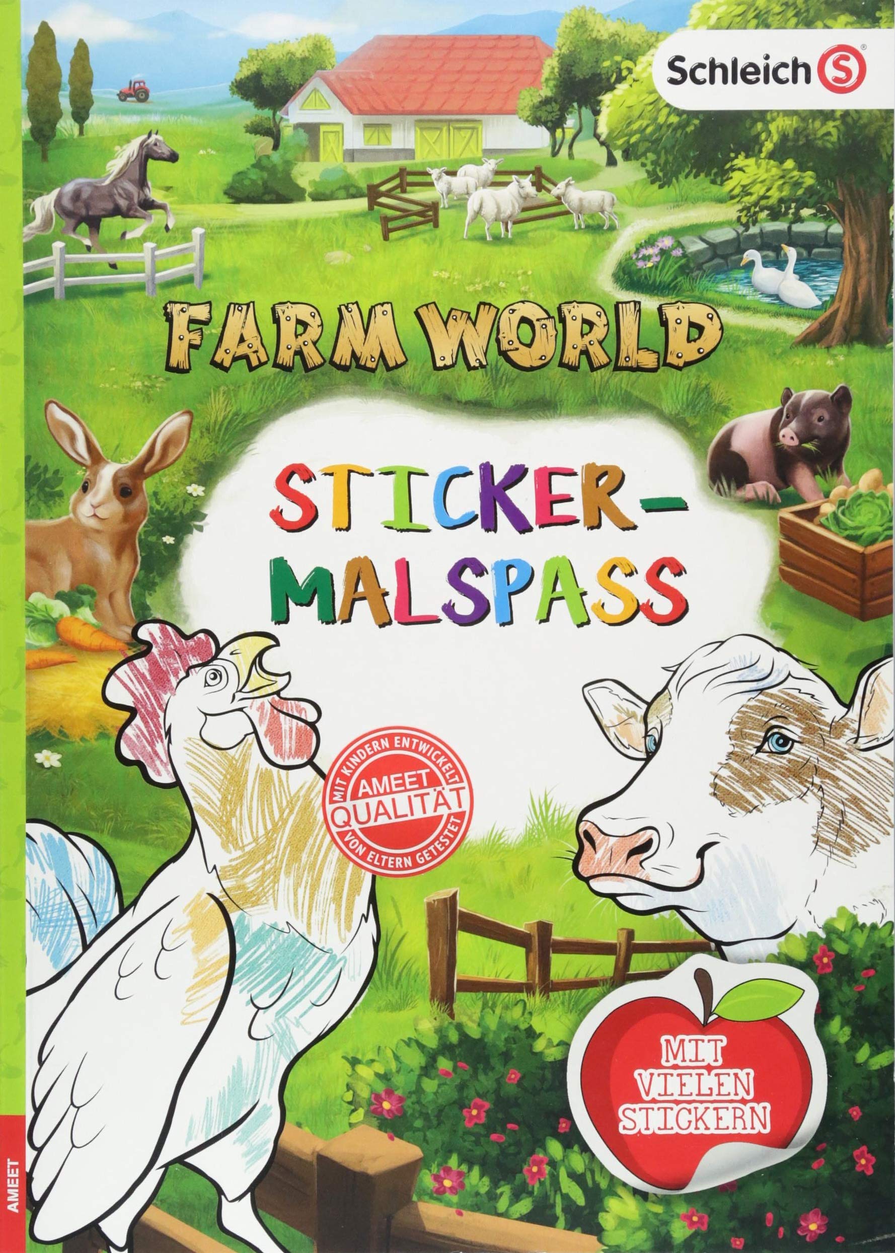 schleich® Farm World™ - Sticker-Malspaß: Mit vielen Stickern Tiptoi & Games