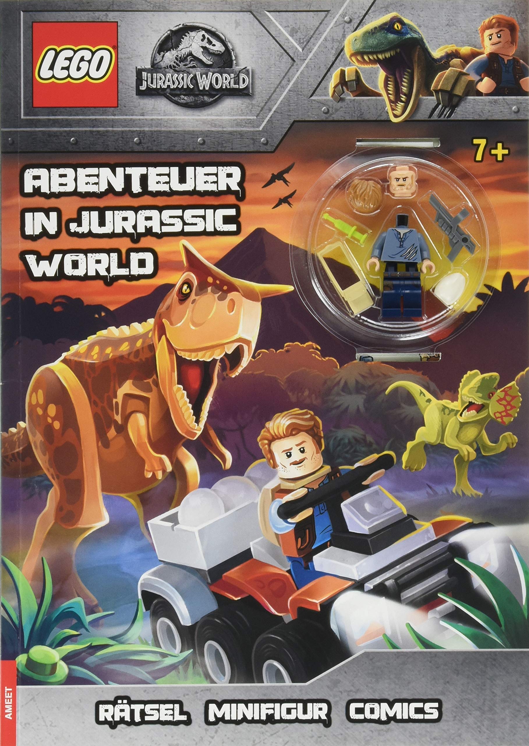 LEGO® Jurassic World™ Abenteuer in Jurassic World: Rätsel, Minifigur, Comics Tiptoi & Games