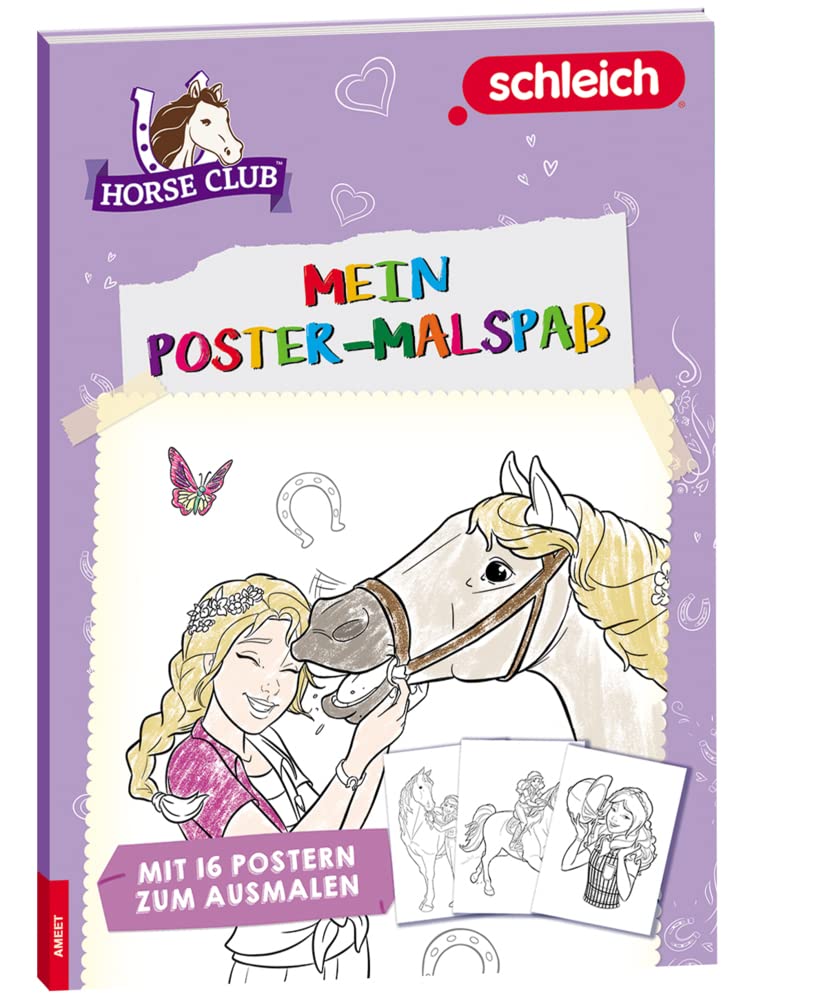 schleich® Horse Club™ – Mein Poster-Malspaß Tiptoi & Games