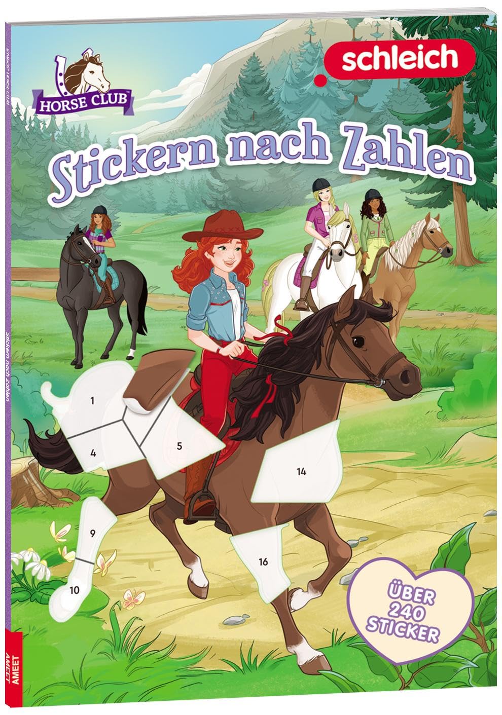 SCHLEICH® Horse Club(TM) - Stickern nach Zahlen Non-fiction