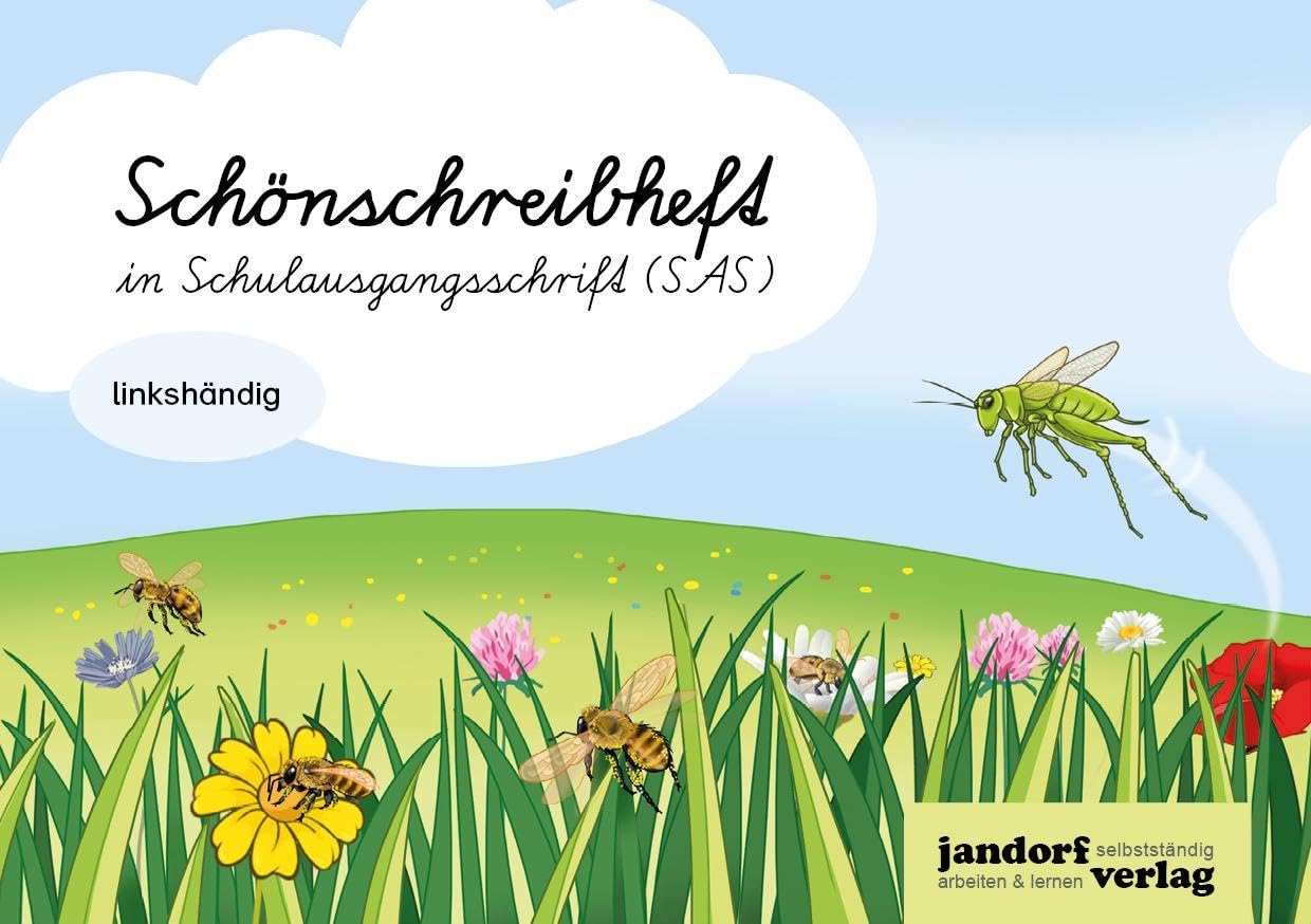 Schönschreibheft in SAS - linkshändig - Schulausgangsschrift Study Guides