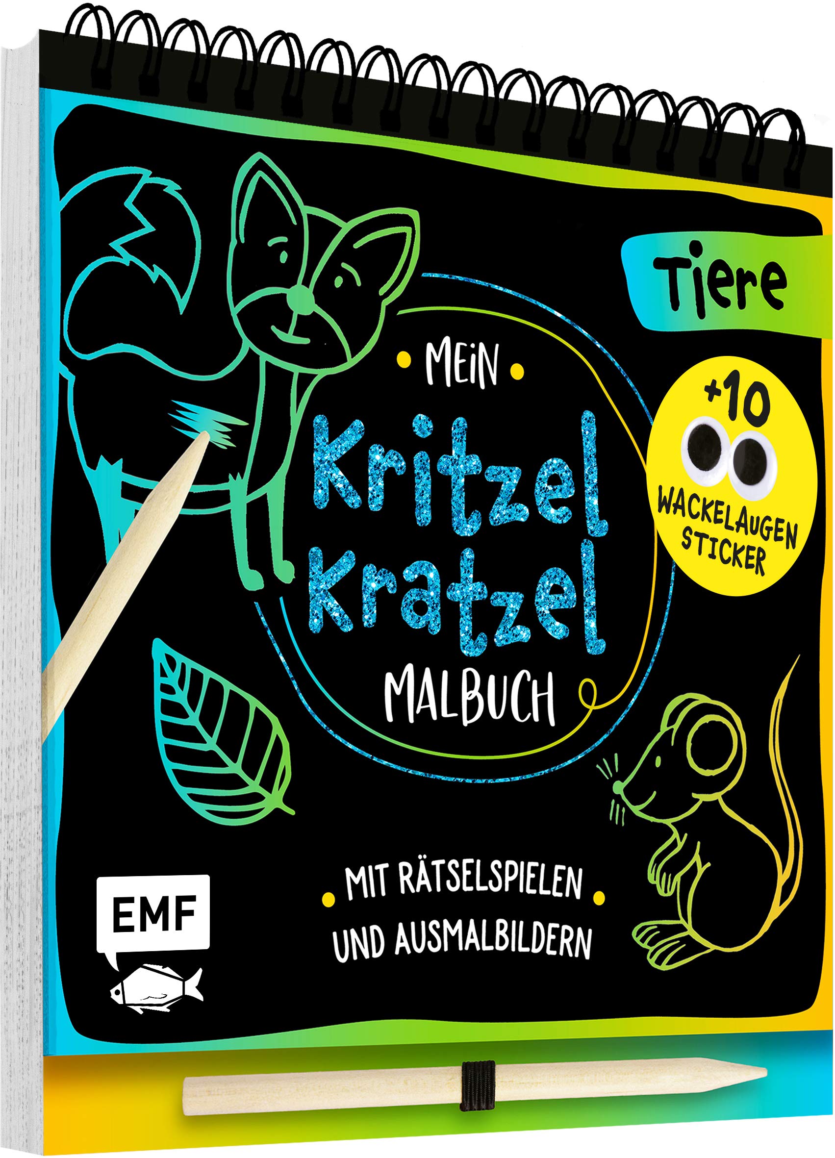 Mein Kritzel-Kratzel-Malbuch - Tiere Self-help