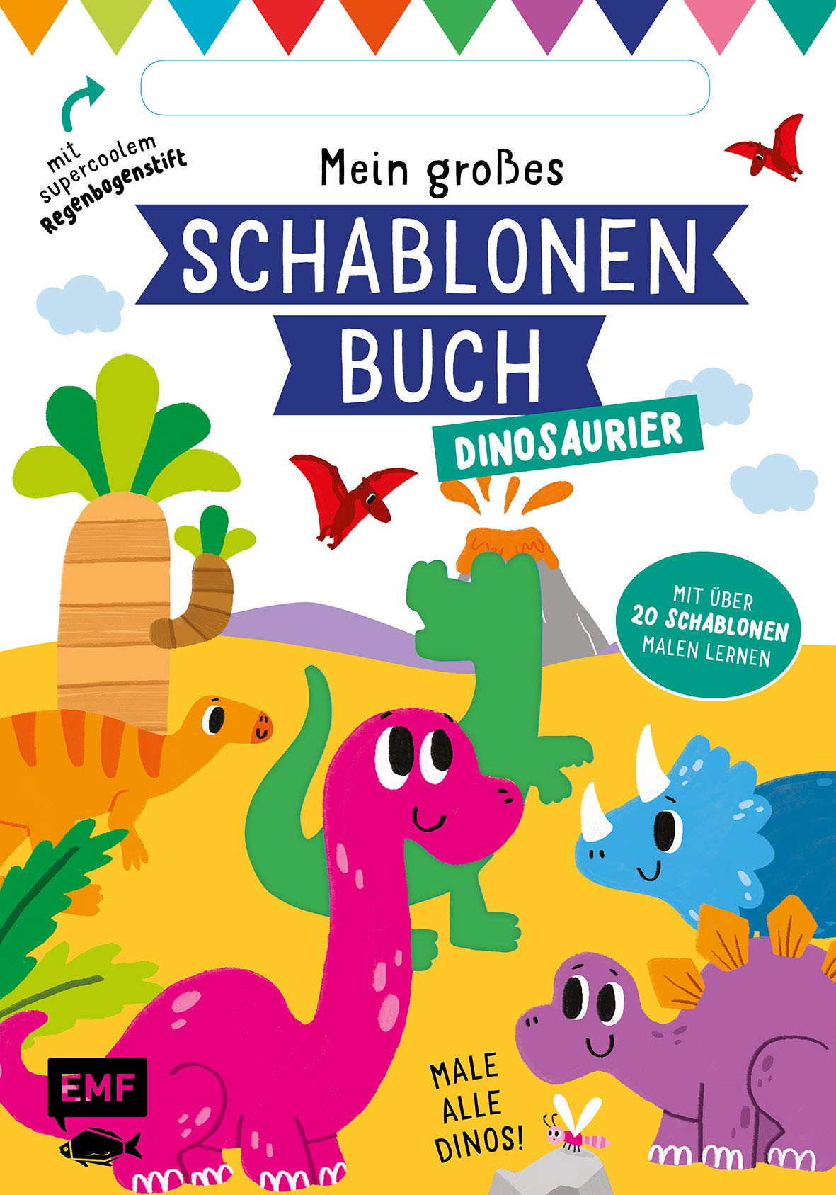 Mein großes Schablonen-Buch - Dinosaurier Tiptoi & Games