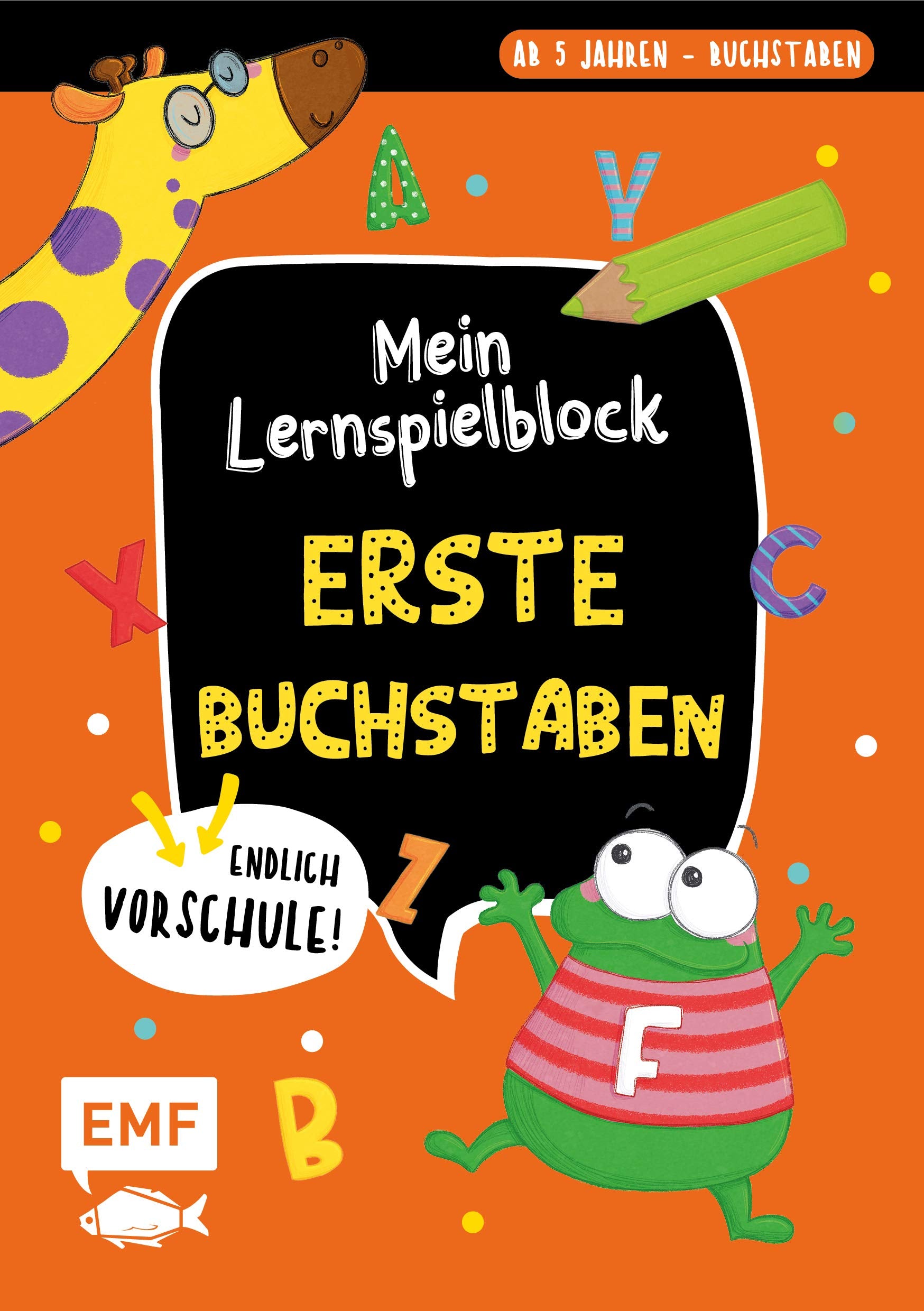 Endlich Vorschule! Mein Lernspielblock – Erste Buchstaben: Übungen und Rätsel ab 5 Jahren Non-fiction