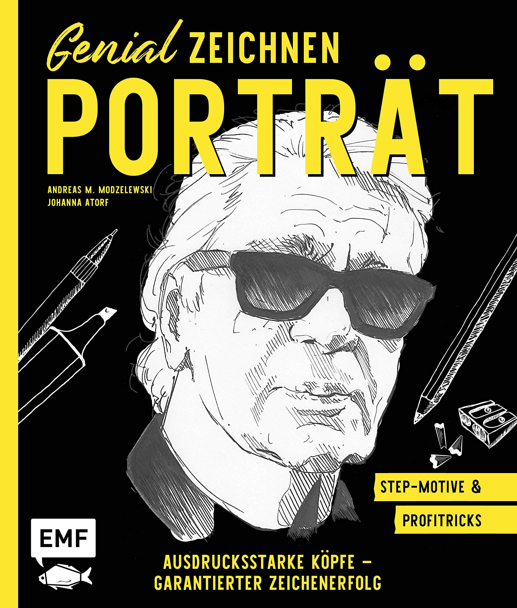 Genial zeichnen – Porträt: Ausdrucksstarke Köpfe – Garantierter Zeichenerfolg – Step-Motive und Profitricks Film, Art & Culture