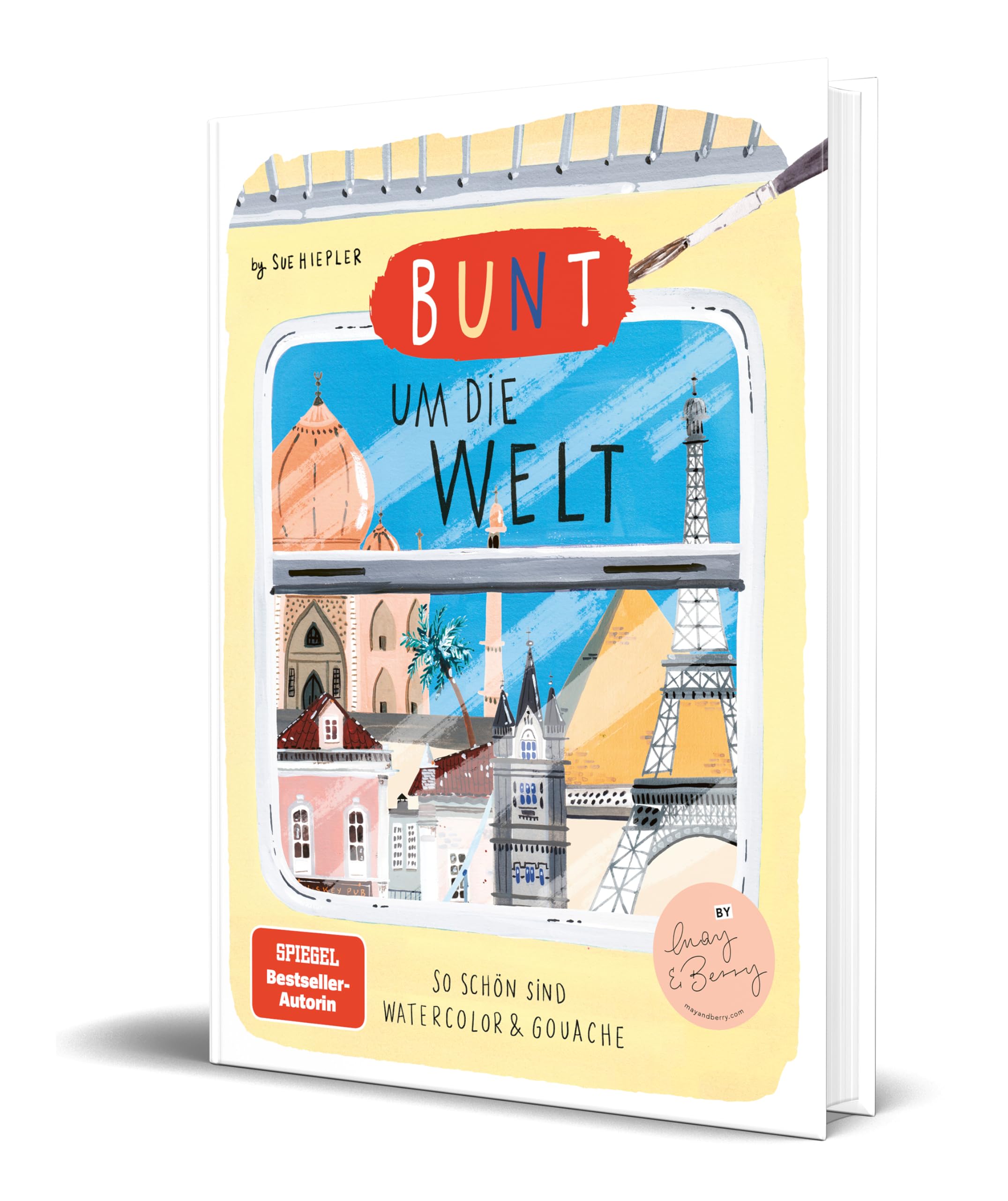 Bunt um die Welt. So schön sind Watercolor und Gouache: von Sue Hiepler Film, Art & Culture