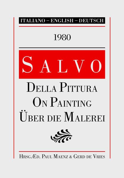 SALVO: ÜBER DIE MALEREI.: (Reprint 1980) Film, Art & Culture