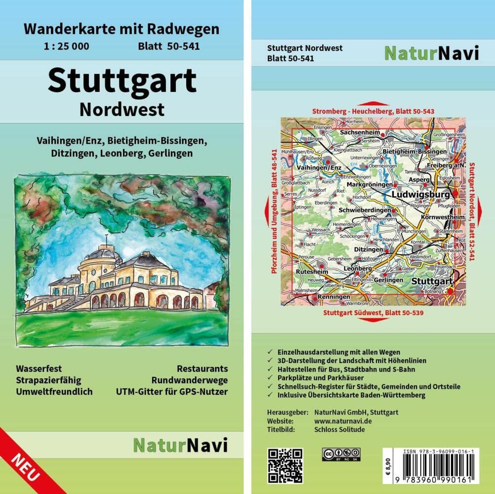 Product Image: Stuttgart Nordwest 1 : 25 000