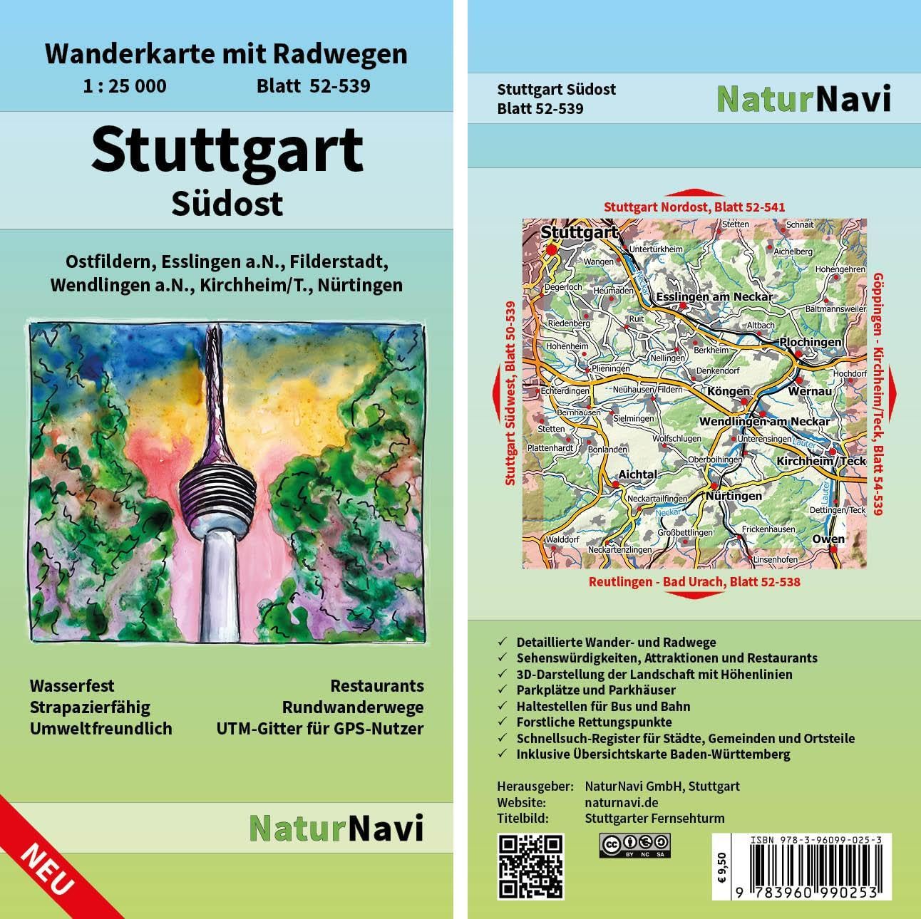 Product Image: Stuttgart Südost 1 : 25 000