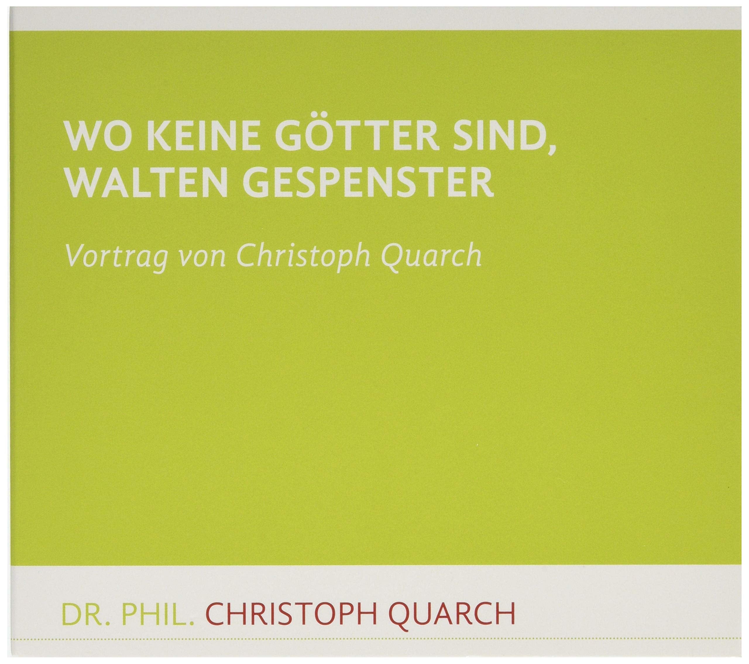 Wo keine Götter sind, walten Gespenster Psychology