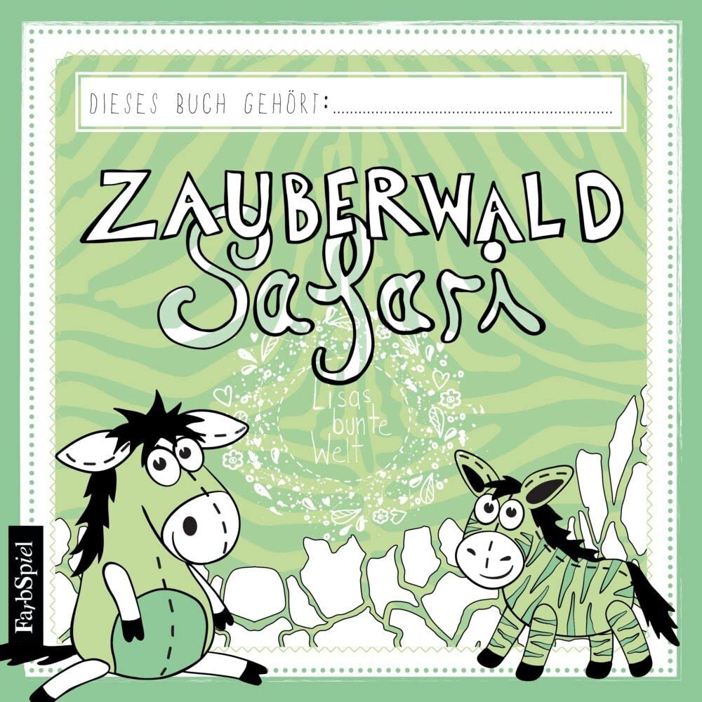 Malbuch Kinder: Die Zauberwald Safari book