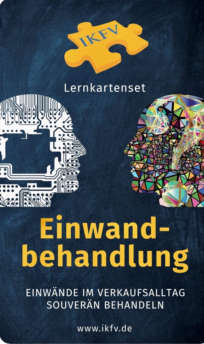 IKFV-Lernkartenset Einwandbehandlung: Einwände im Verkaufsalltag richtig behandeln Business, Finance & Career