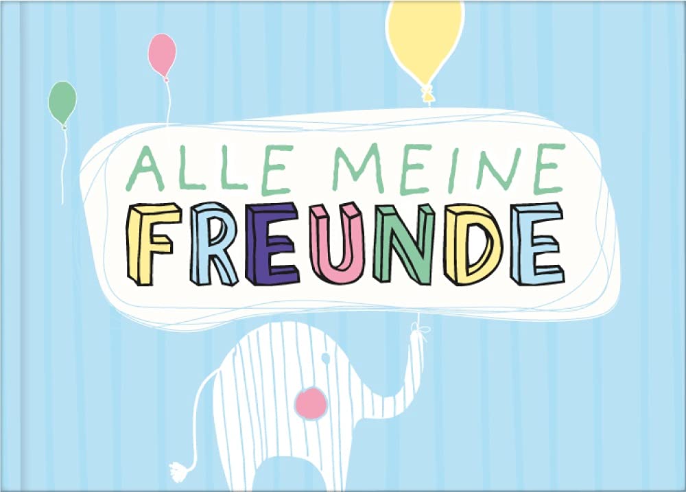 Alle meine Freunde | Hochwertiges Freundebuch für Mädchen und Jungen zum Ausfüllen und Ausmalen im DIN A5-Format Living & Furnishing