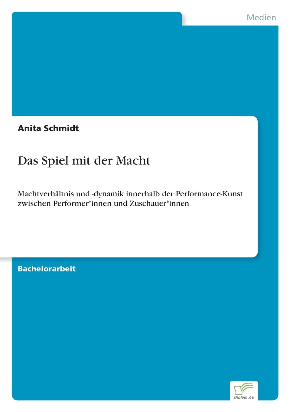 Das Spiel mit der Macht: Machtverhältnis und -dynamik innerhalb der Performance-Kunst zwischen Performer*innen und Zuschauer*innen Film, Art & Culture