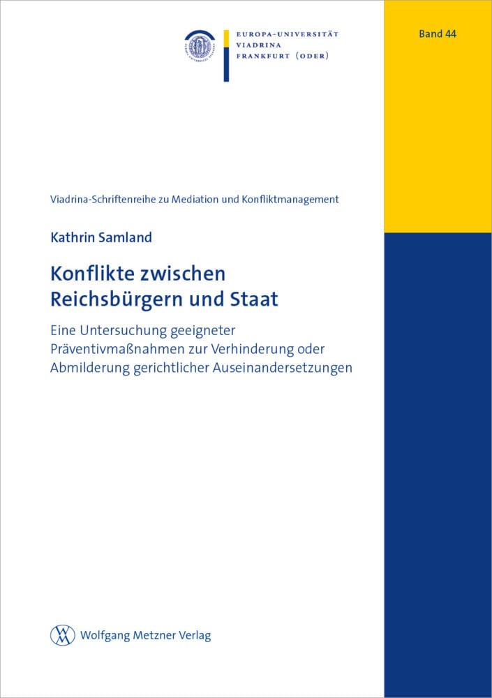 Konflikte zwischen Reichsbürgern und Staat Law