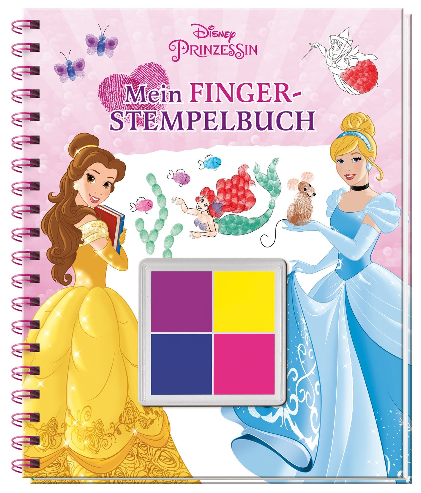 Disney Prinzessin Mein Fingerstempelbuch: Mit vier traumhaften Fingerfarben Non-fiction