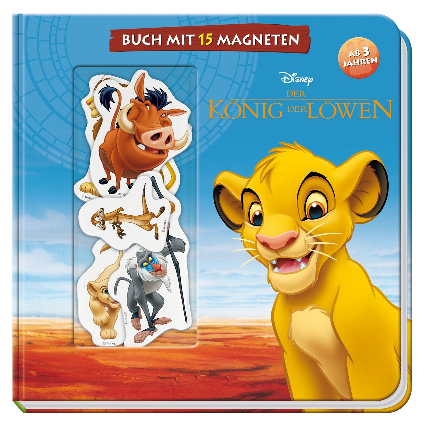 Disney König der Löwen: Buch mit 15 Magneten Non-fiction