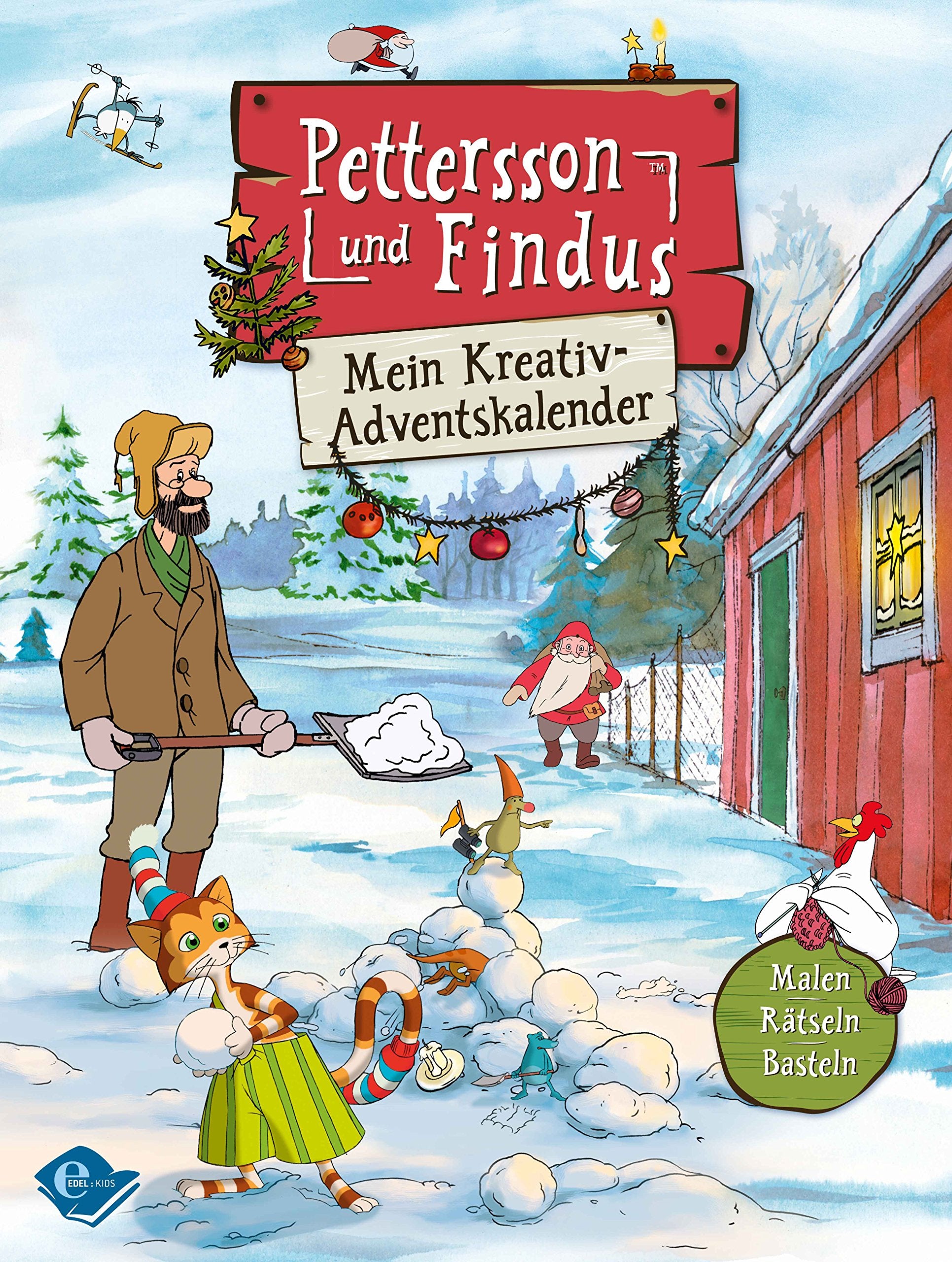 Pettersson und Findus: Mein Kreativ-Adventskalender: Malen - Rätseln - Basteln Calendars