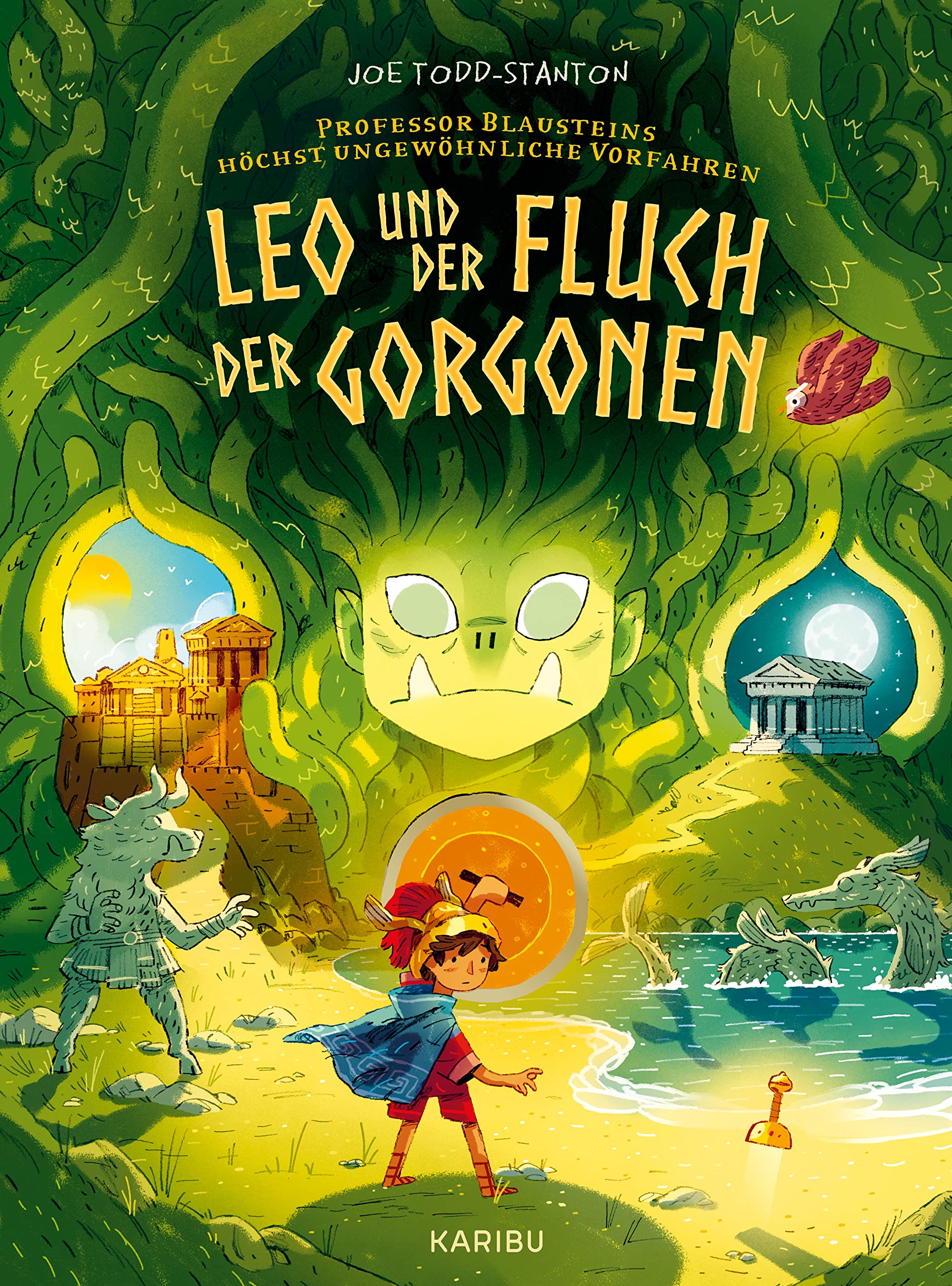 Professor Blausteins höchst ungewöhnliche Vorfahren (Band 2) – Leo und der Fluch der Gorgonen: Graphic Novel Reihe für Jungen und Mädchen ab 6 Jahren mit mythologischen Abenteuern Manga