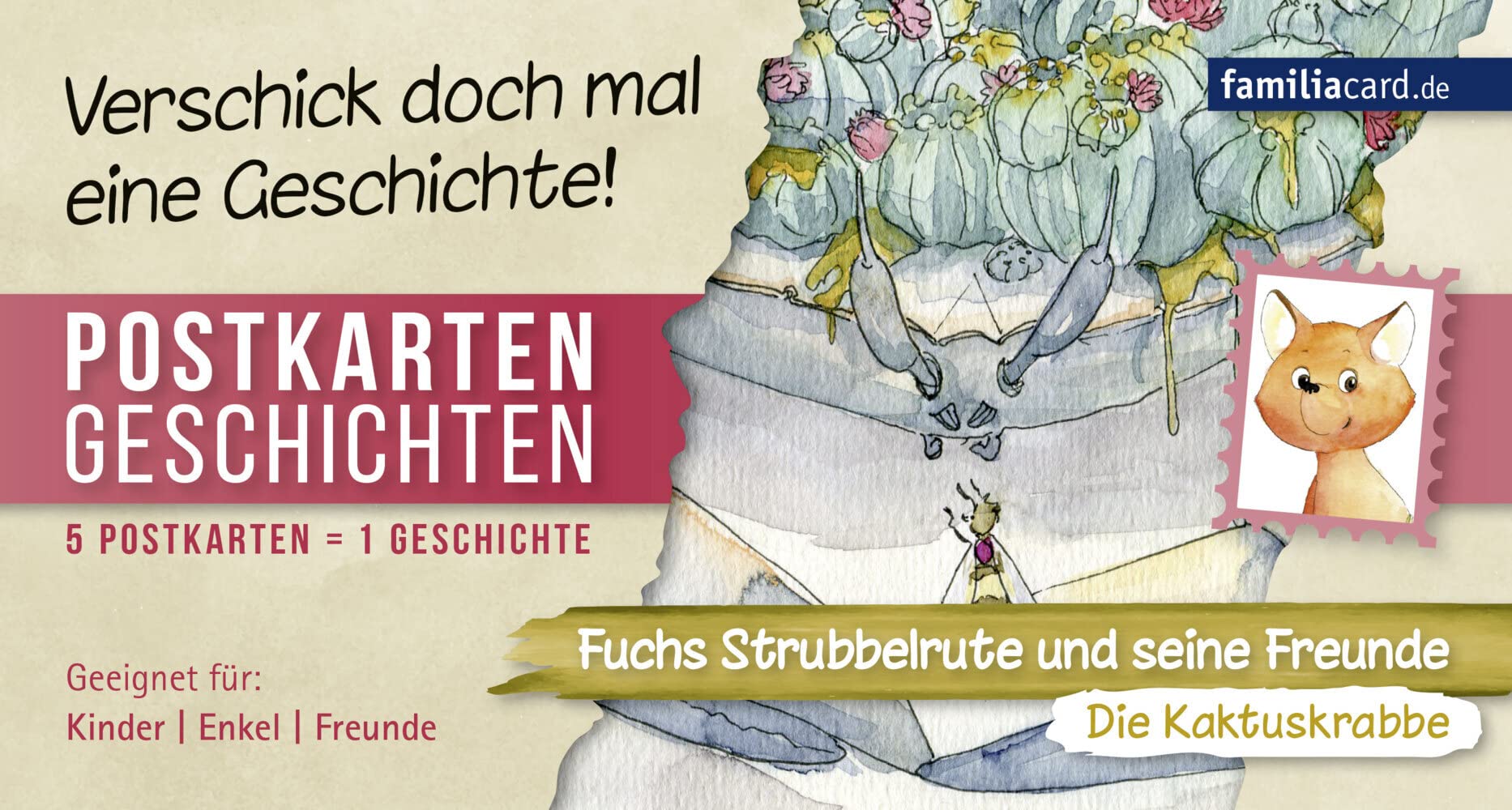 Fuchs Strubbelrute und seine Freunde – Die Kaktuskrabbe Living & Furnishing