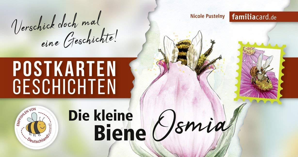Die kleine Biene Osmia: Postkartengeschichte: Postkartengeschichten Living & Furnishing