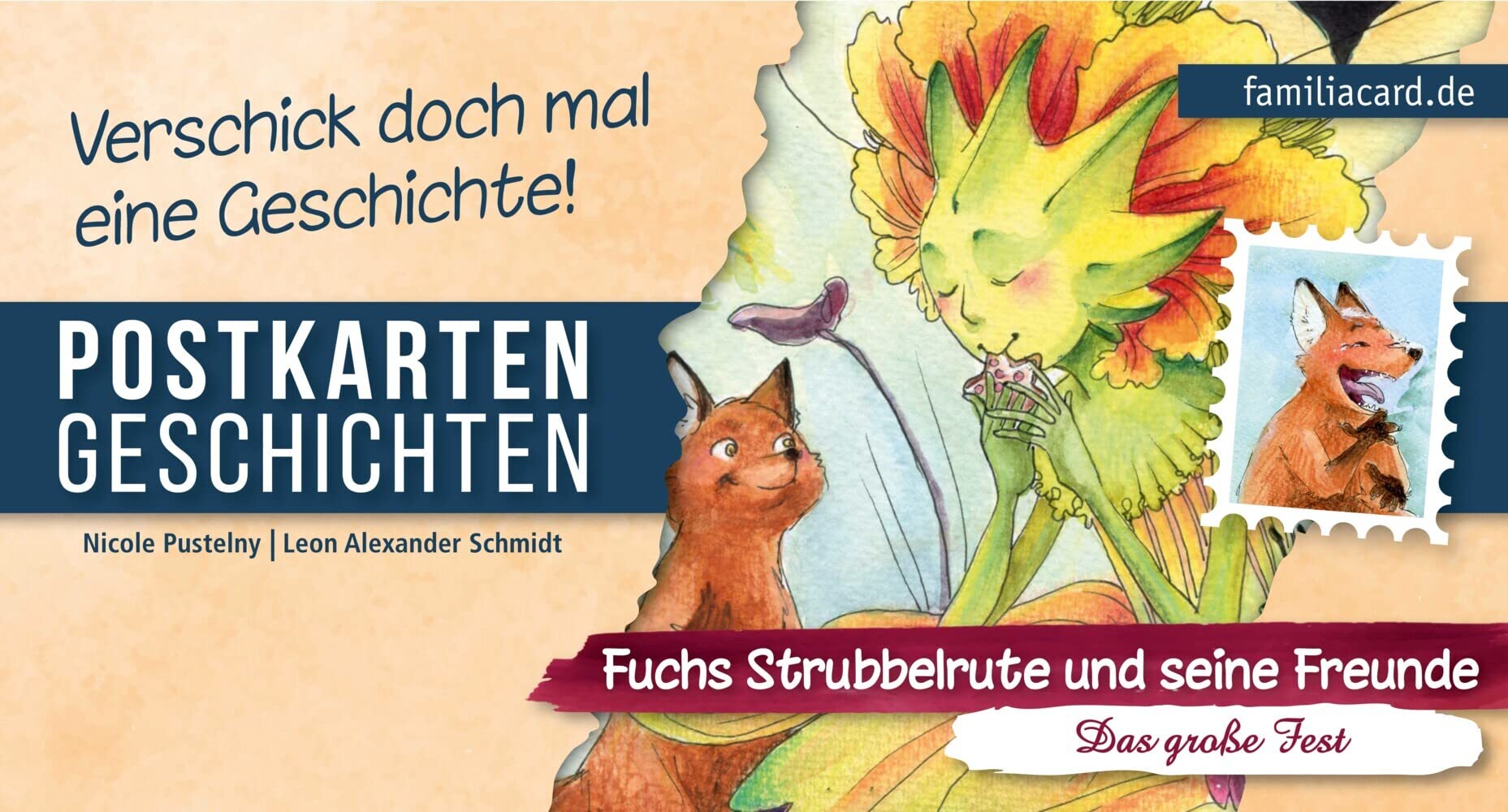 Fuchs Strubbelrute und seine Freunde – Das große Fest: Postkartengeschichten (Postkartengeschichten: Fuchs Strubbelrute und seine Freunde) Living & Furnishing