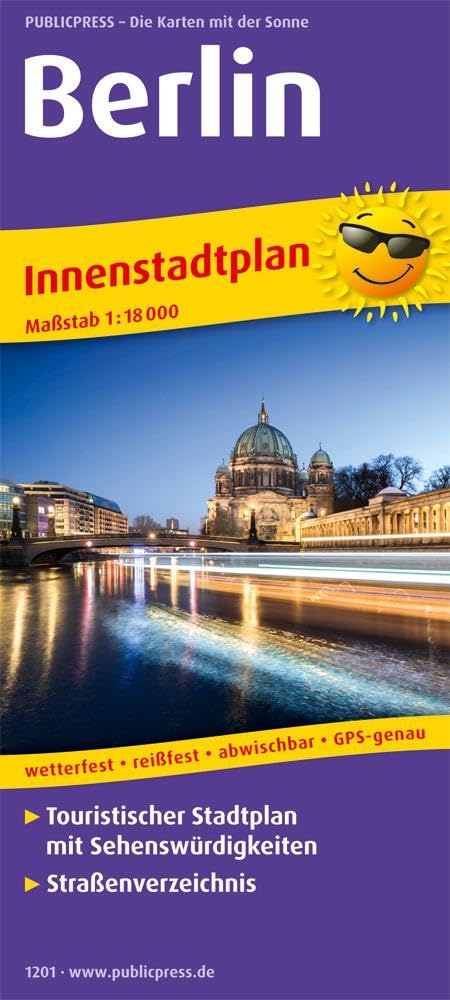 Product Image: Berlin. Innenstadtplan 1:18 000