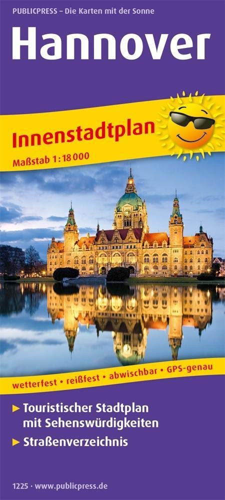 Hannover. Innenstadtplan 1:18 000 Leisure, Home & Garden