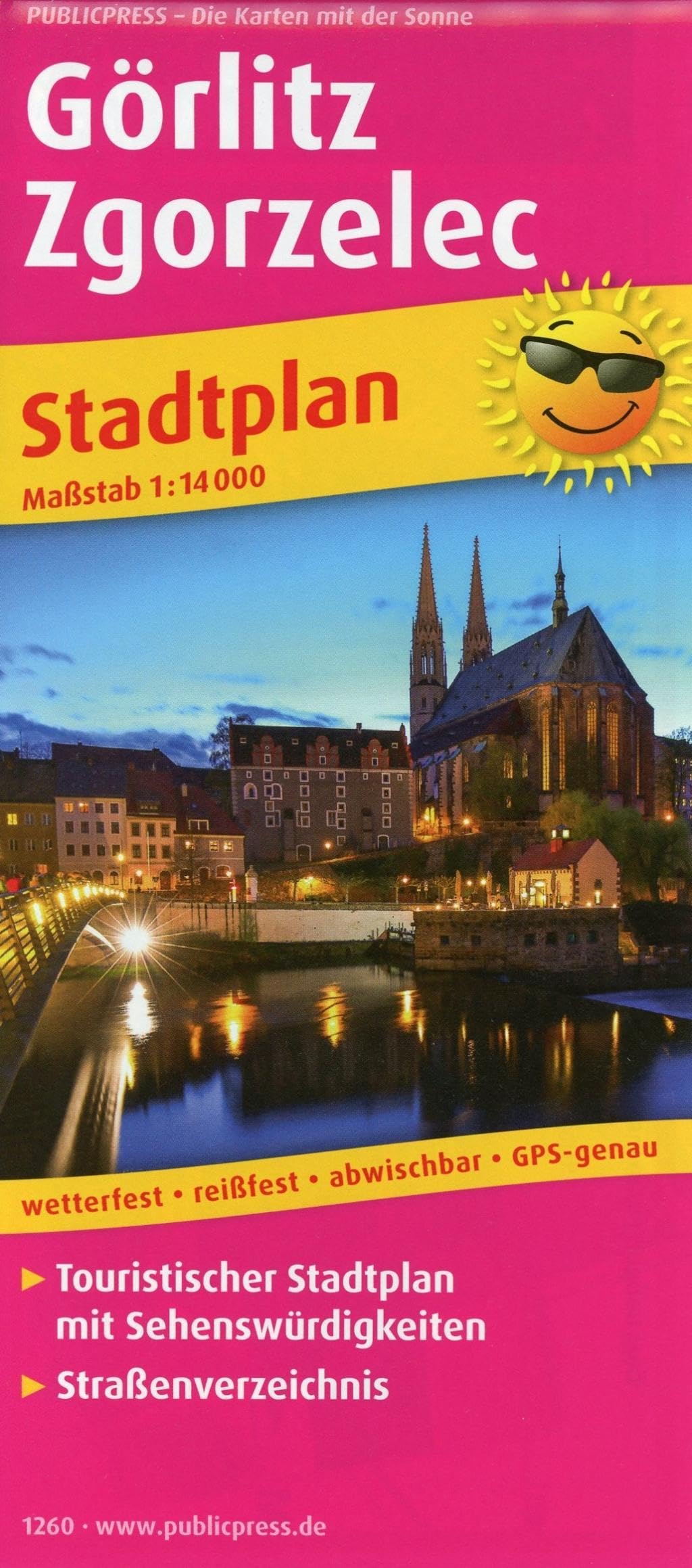 Görlitz / Zgorzelec. Stadtplan 1:14 000 Leisure, Home & Garden
